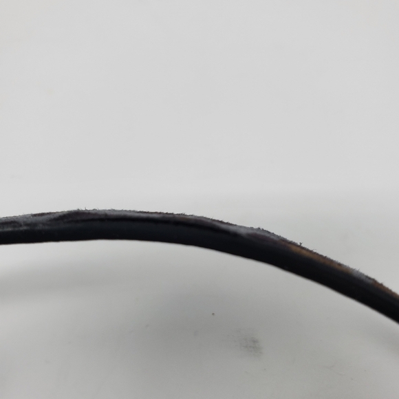 MNG MANGO SKINNY GREY ANIMAL CHEETAH PRINT BELT SILVER ROUND BUCKLE WOMEN MEDIUM - Picture 13 of 13